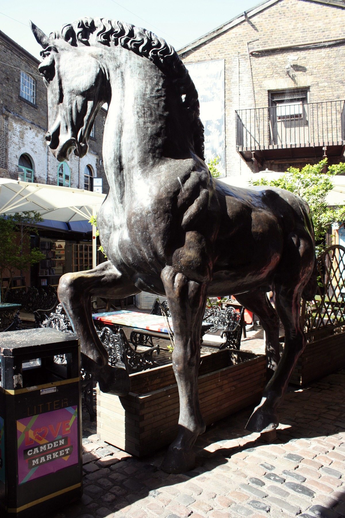 Horse statue