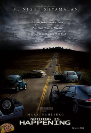 funny poster m night shyamalan the happening