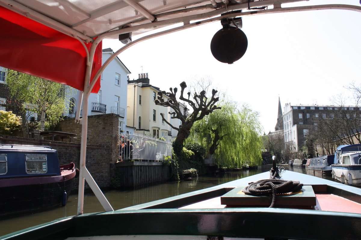 On a boat in camden