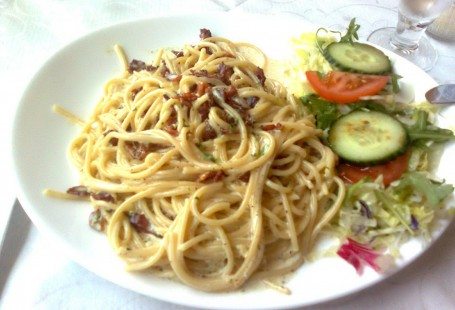 spaghetti carbonara in rødovre