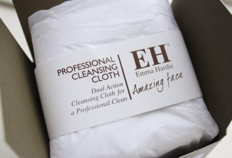 Emma hardie face cloth wrapped