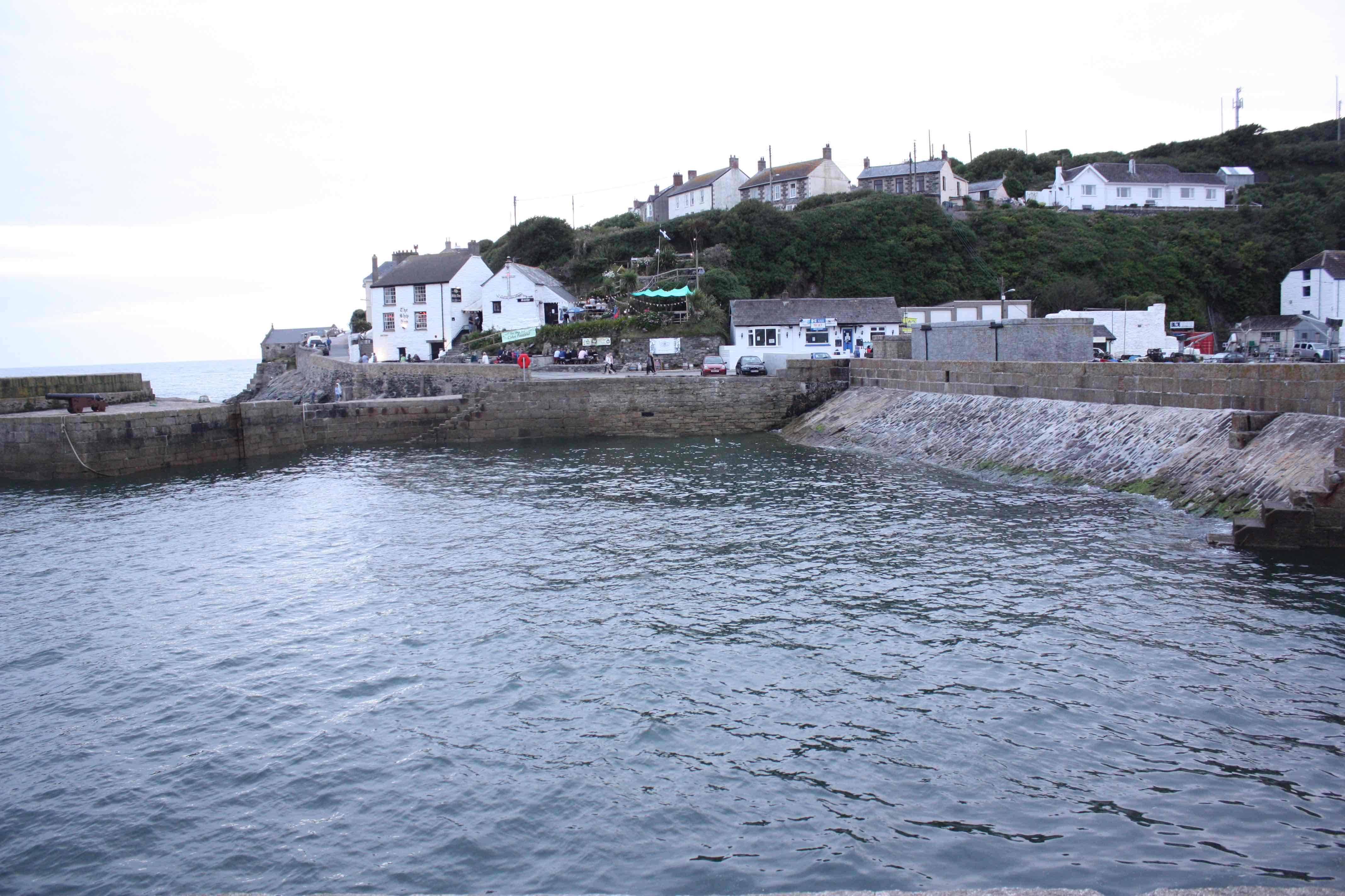 porthleven view water and houses