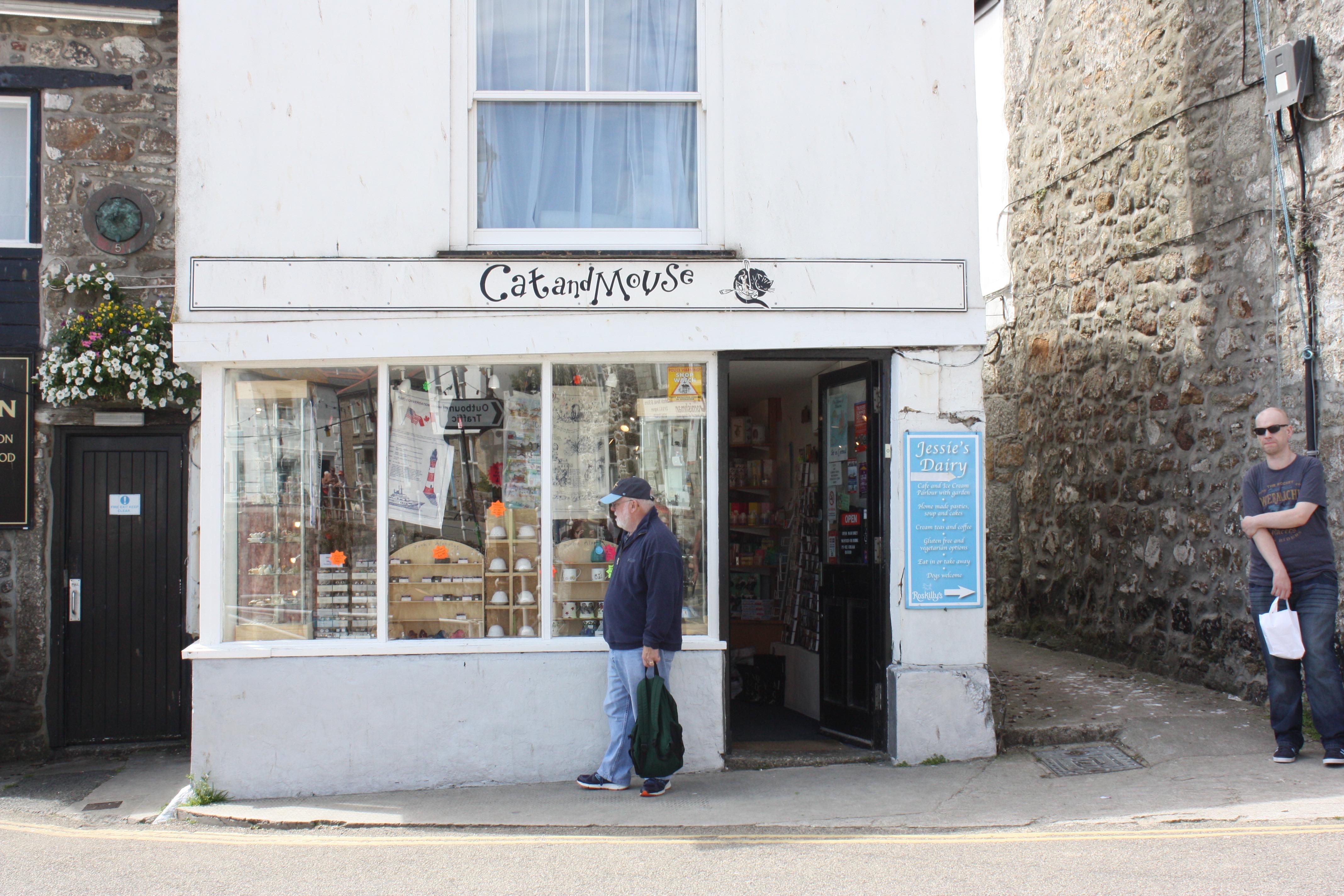 cat and mouse store in cornwall mousehole