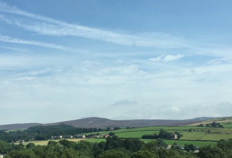 Hills over bollington in cheshire england 2016