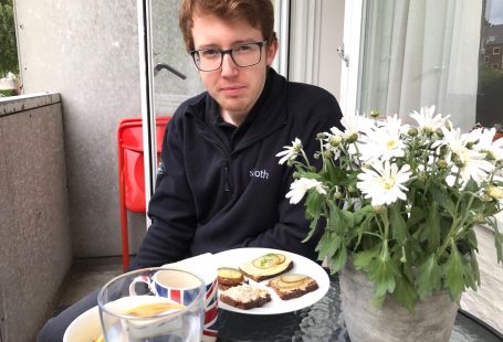 lunch at our little balcony smørrebrød