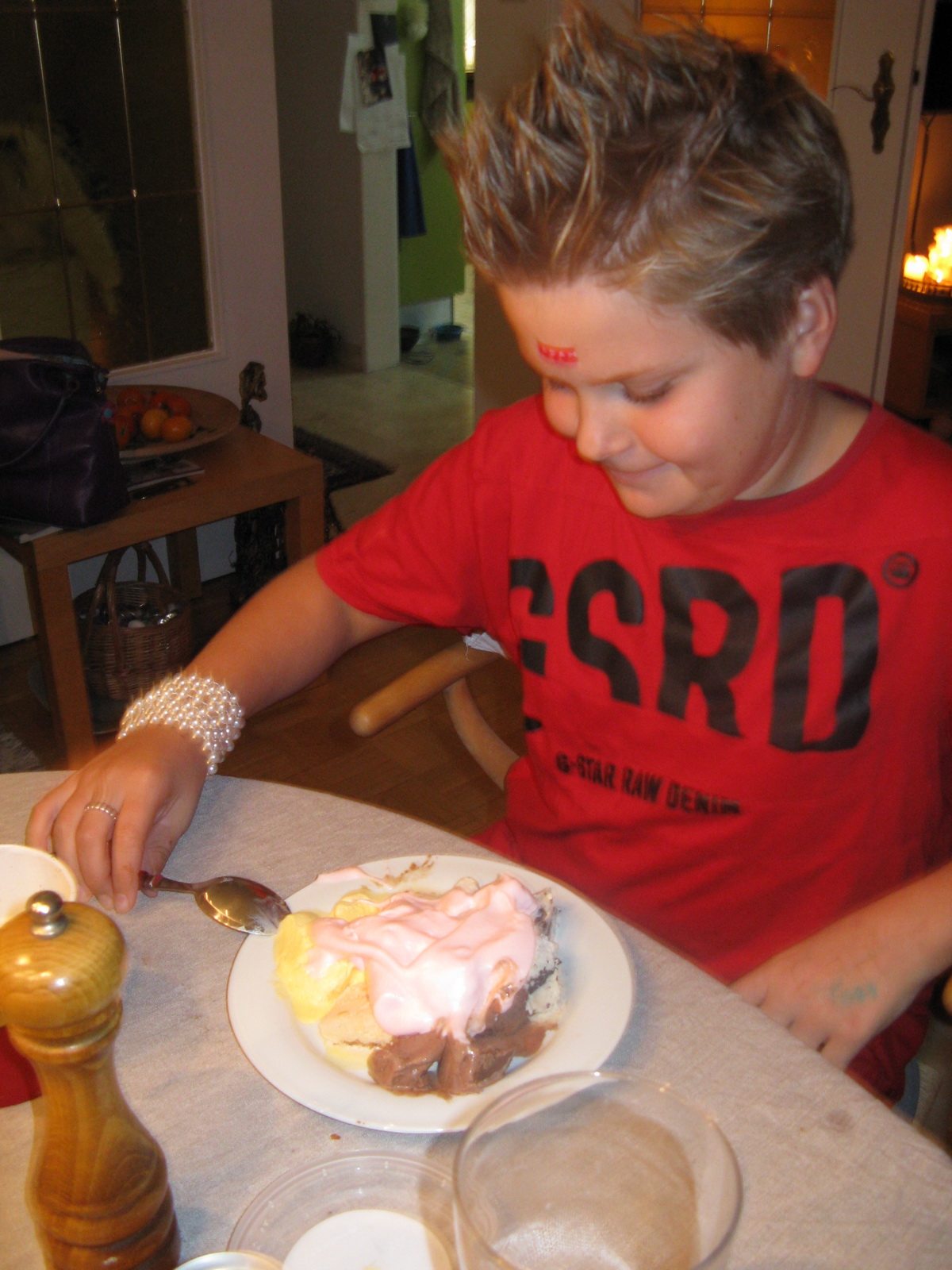 Adam blædel eating ice-cream luxembourg 2009
