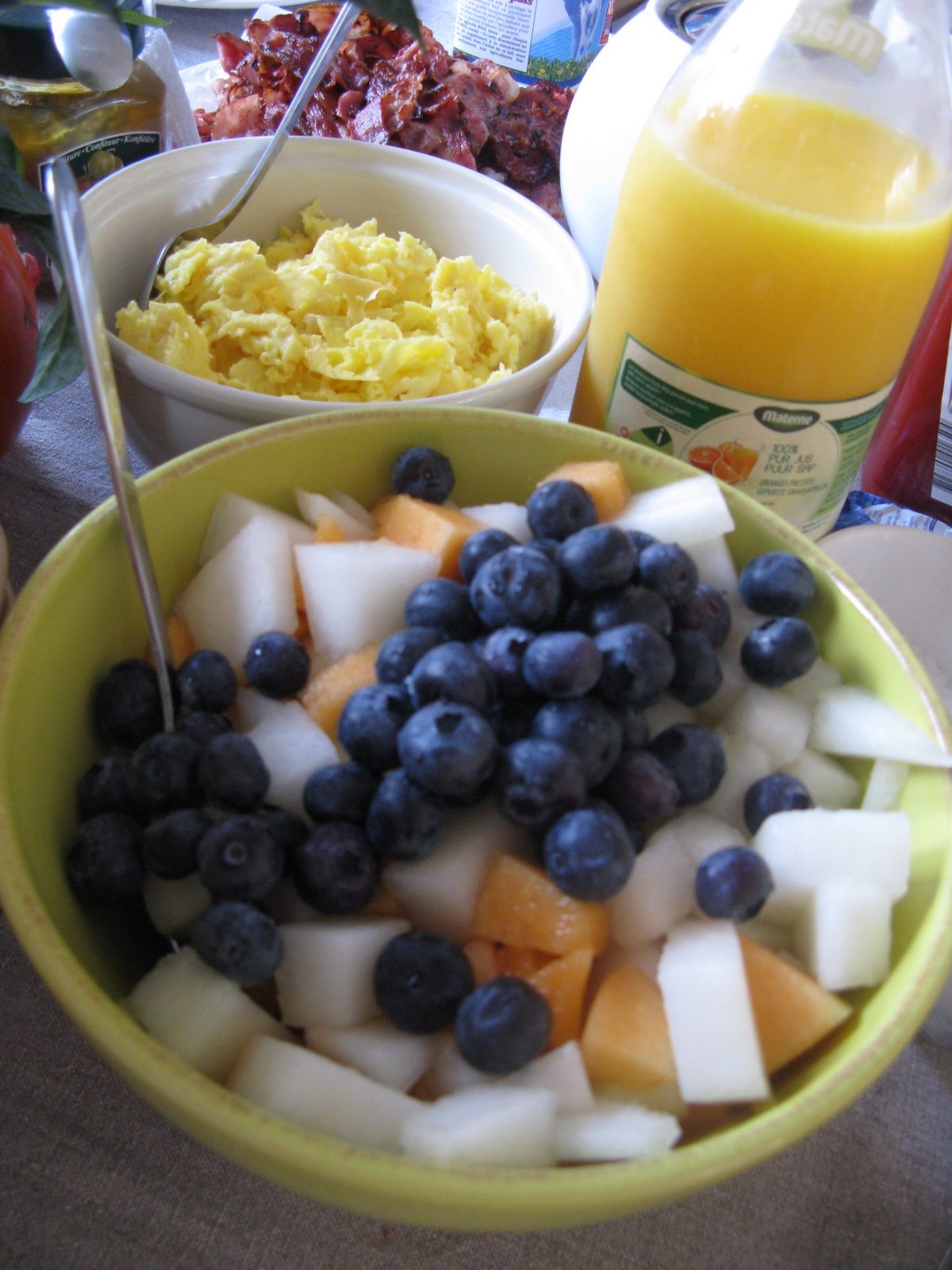 breakfast time at godmoms in luxembourg