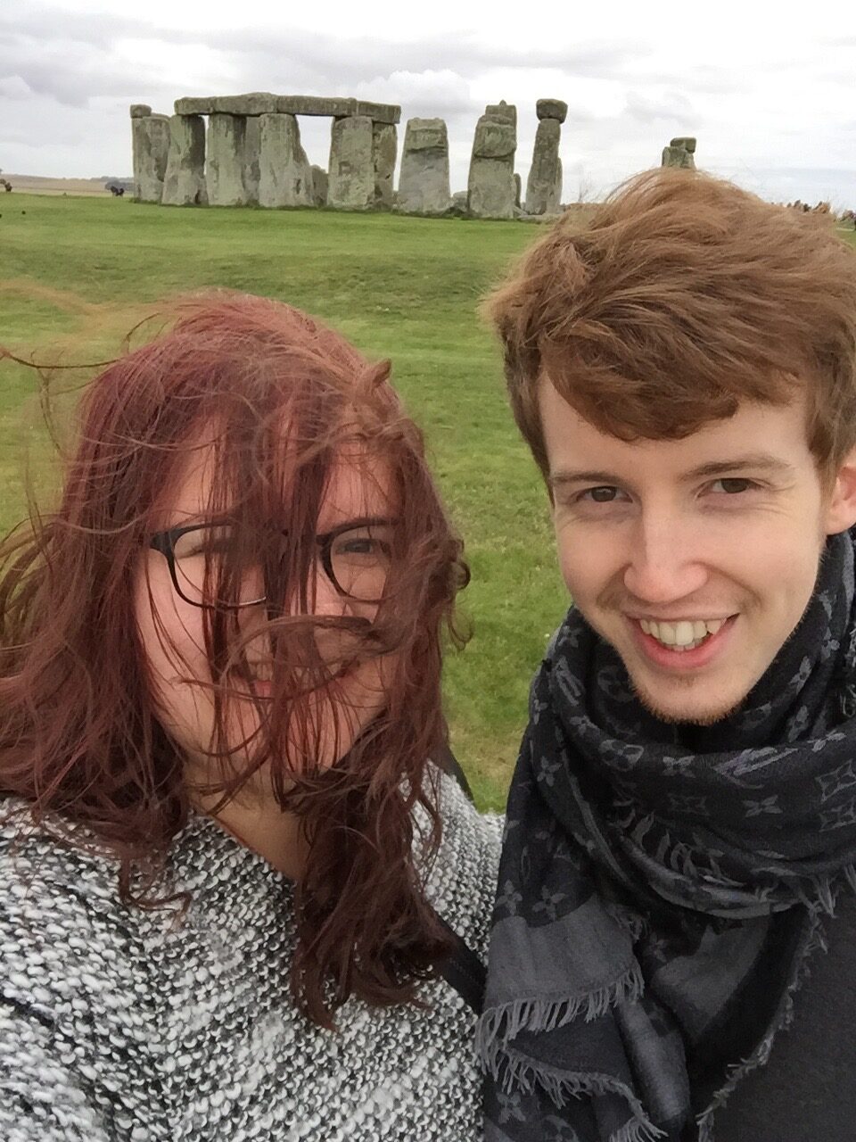 Leah and matt at stonehenge 2015 uk
