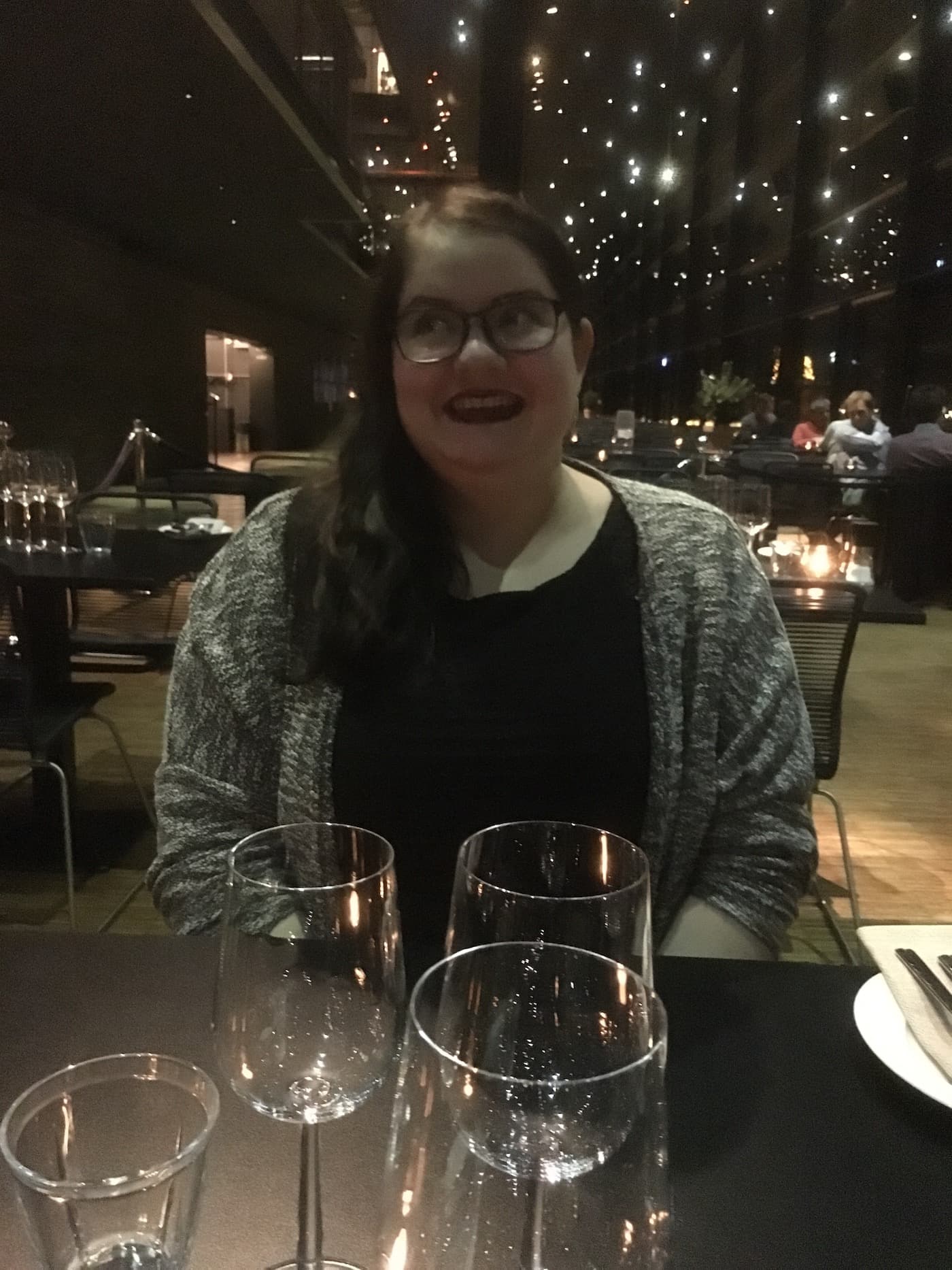 Leah at restaurant ofelia 2015