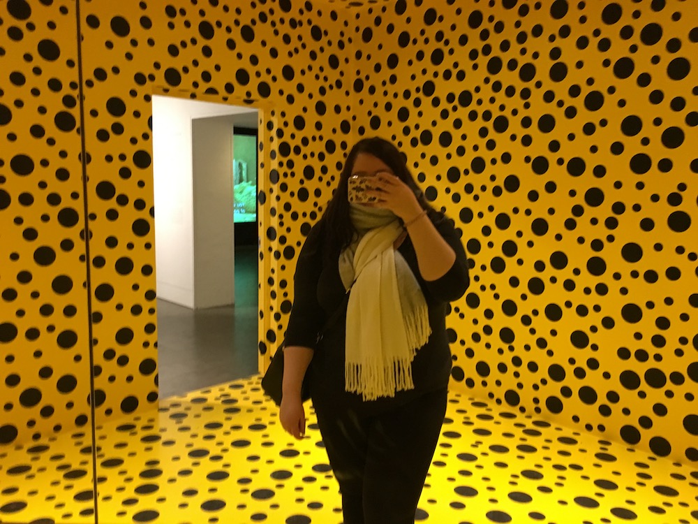 Leah-salazar-yayoi-kusama-exhibition-louisiana-yellow