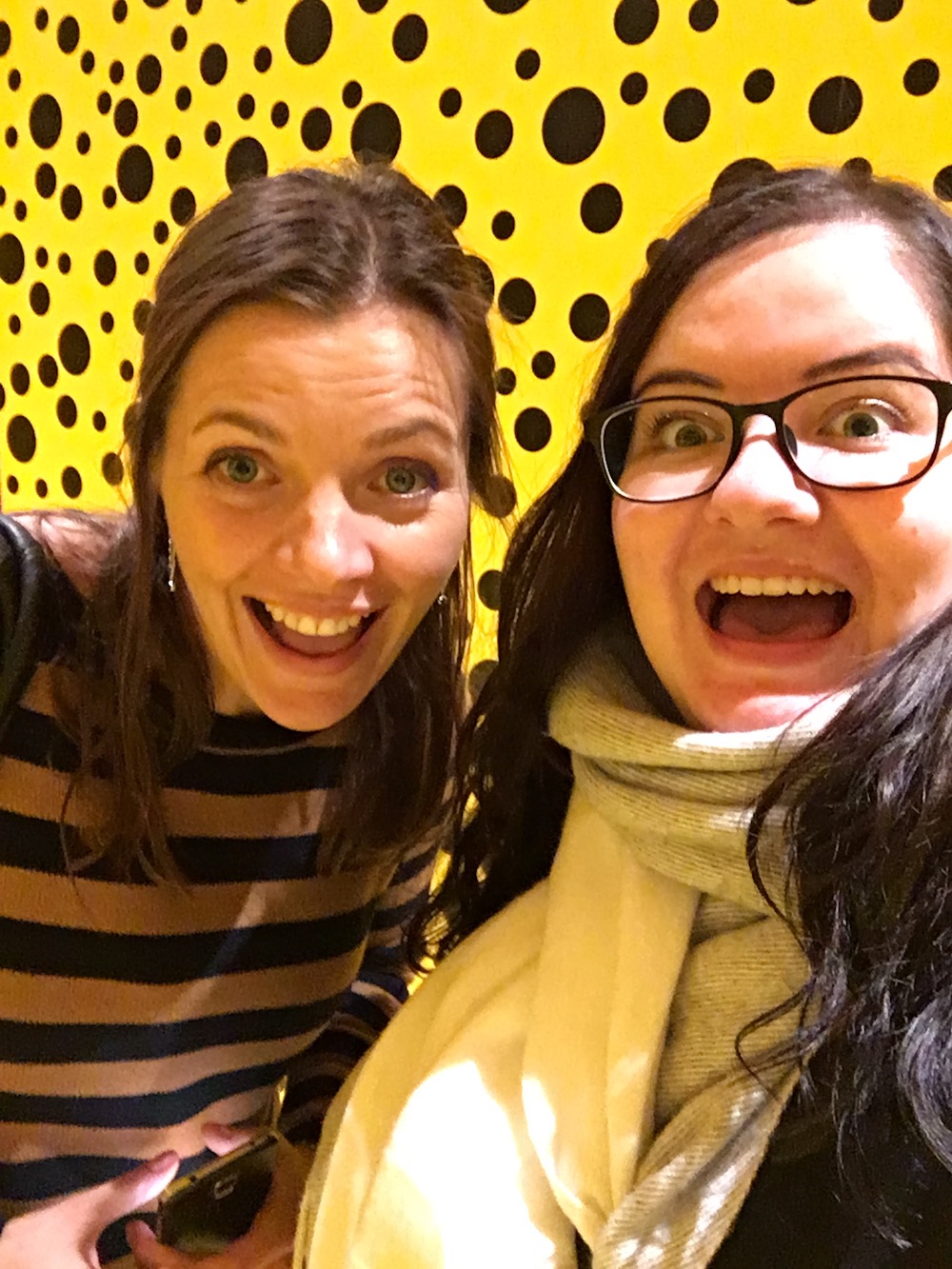 Liene-and-leah-at-louisiana-denmark-yayoi-kusama