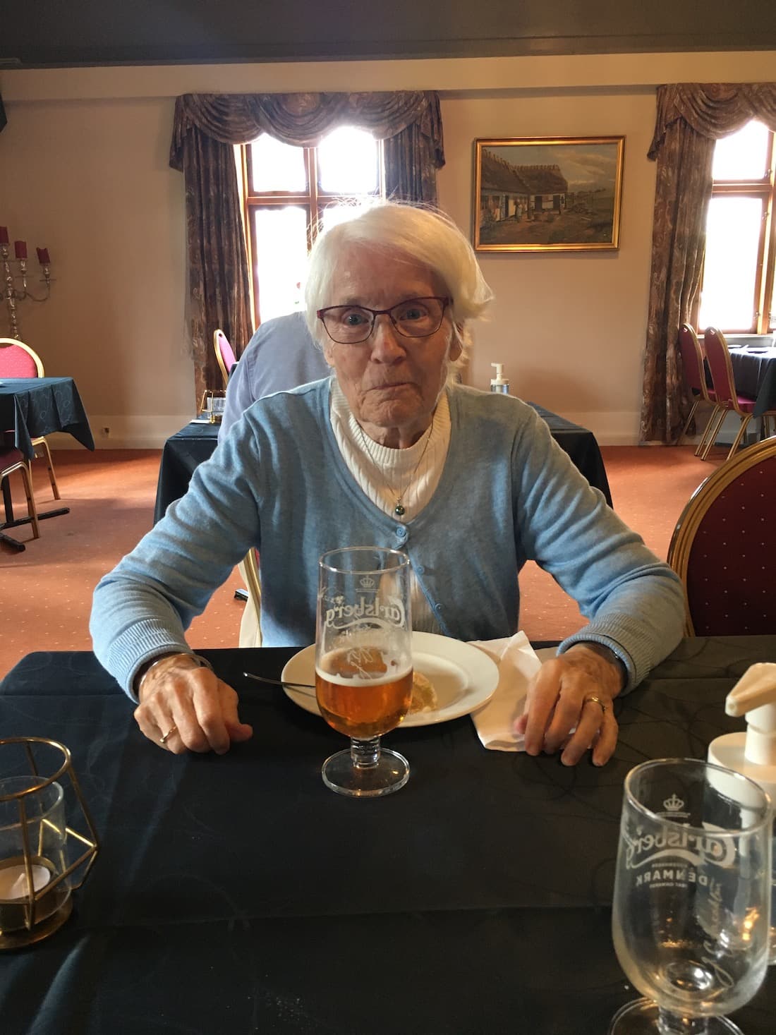 Lunch with my sweet grandma at Lynge Kro