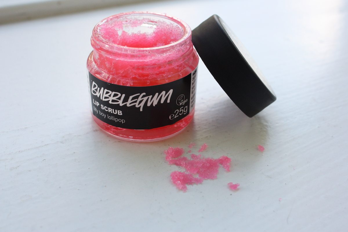 bubblegum lip scrub