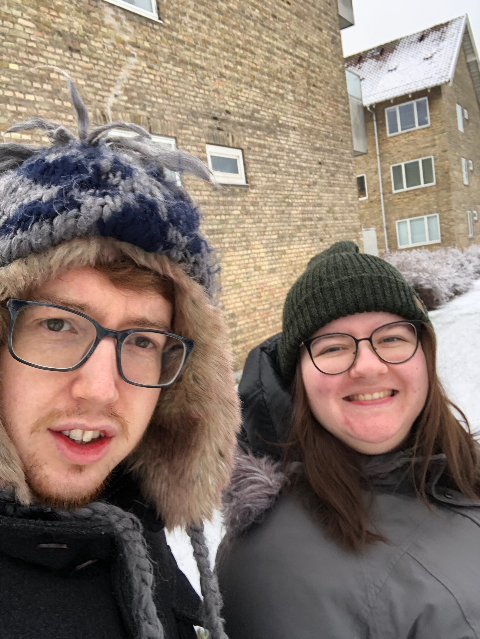 Matt and I in the snow january 2019