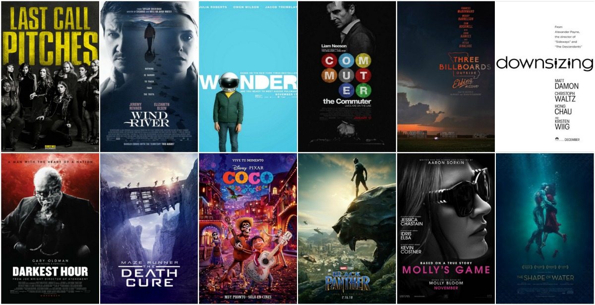 Movies in the cinema 2018