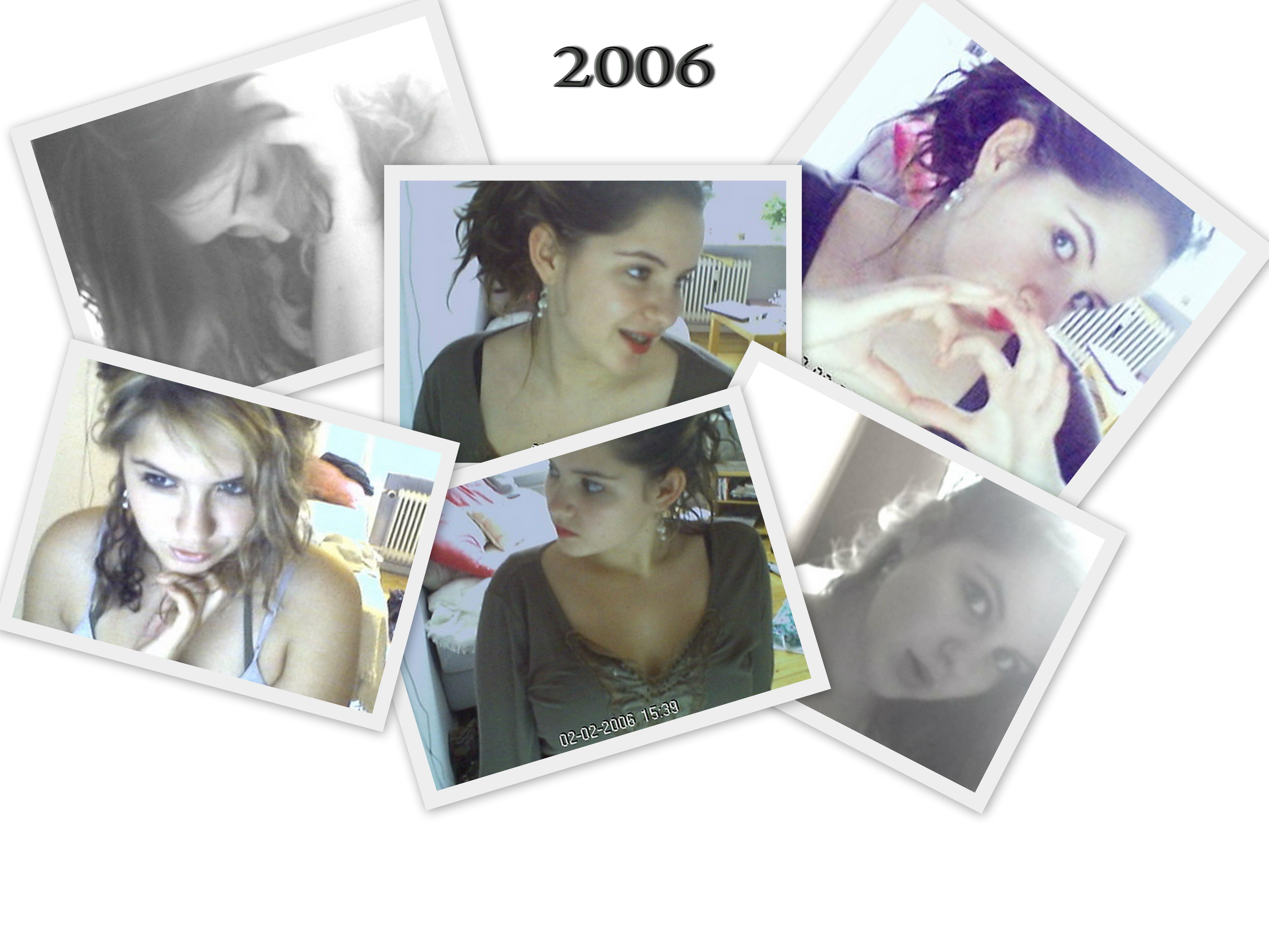 photo collage of leah from september 2006