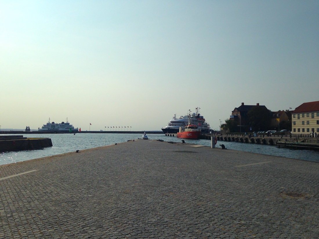 Ships in Helsingør harbor 2015