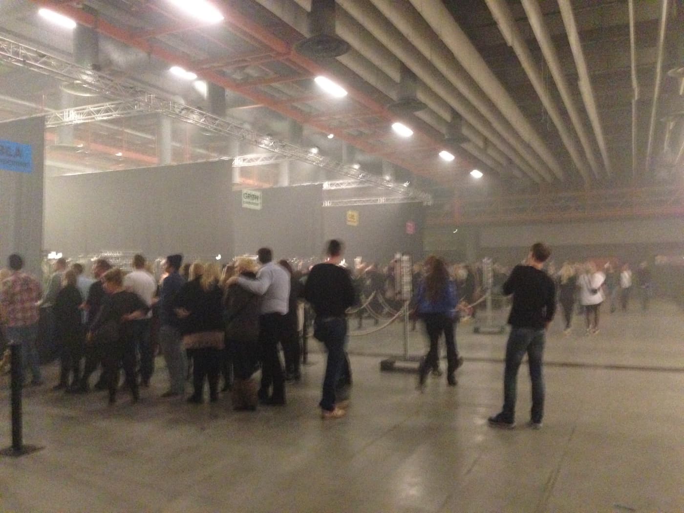 arriving at the ellie goulding concert 2014 cph