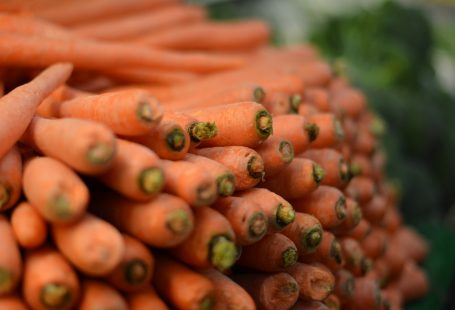 carrots and many of them in layers