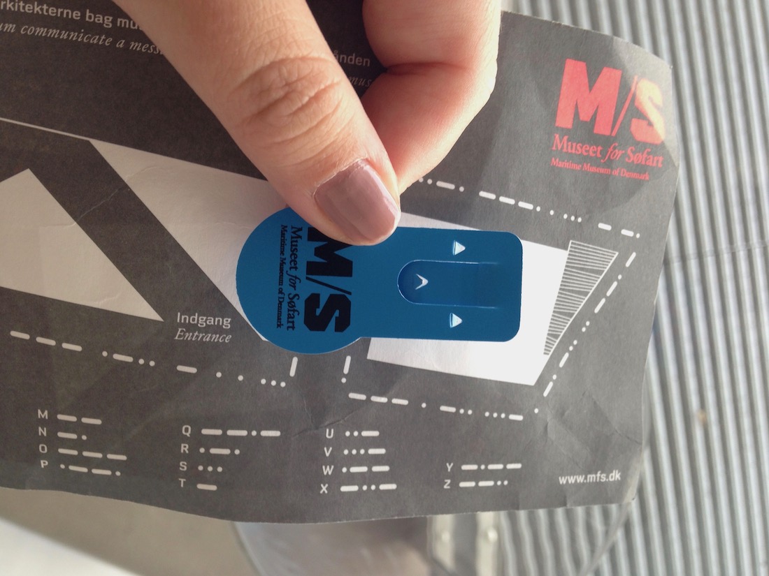 entry ticket to Helsingør ship museum 2015