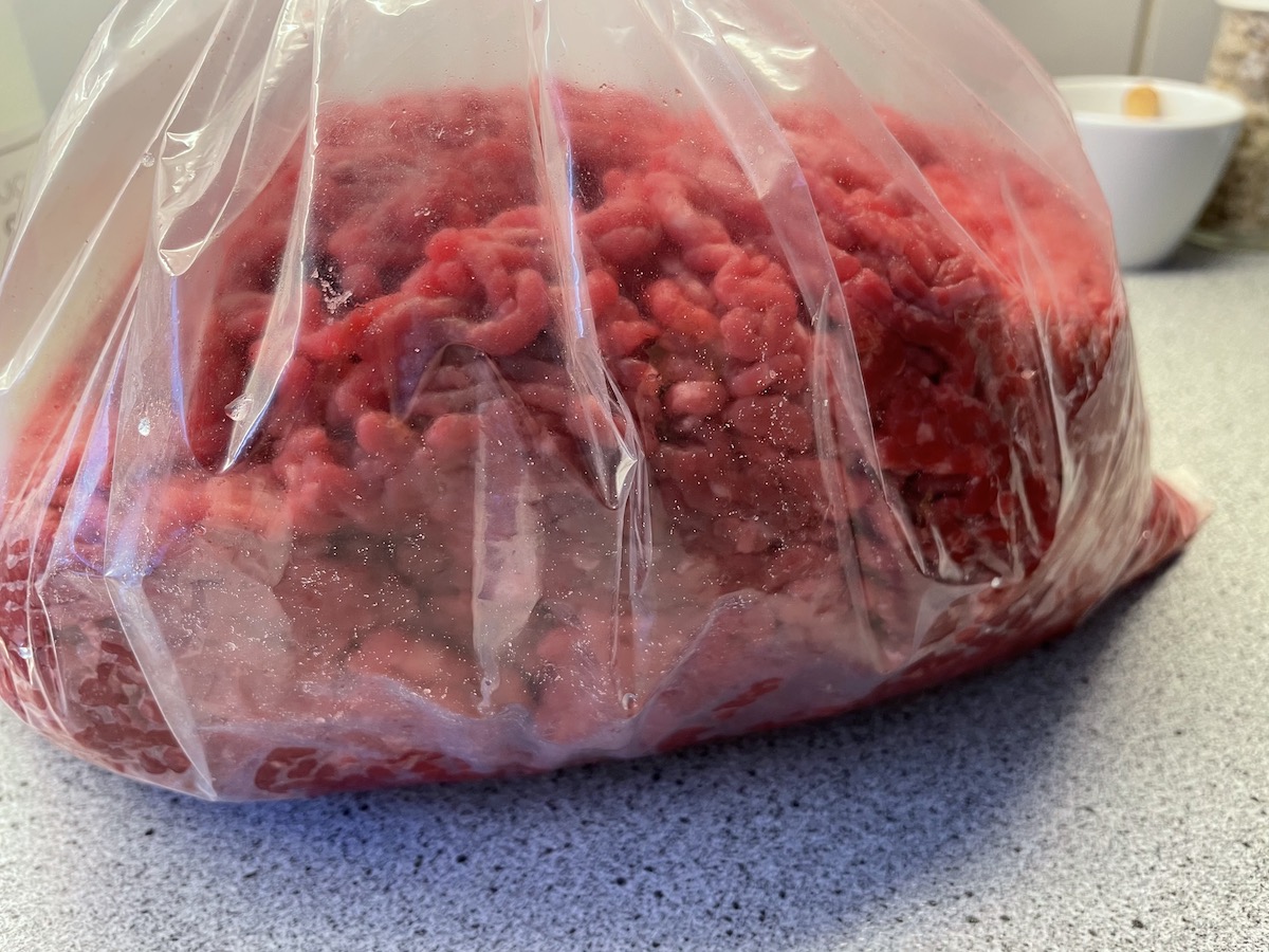 fresh minced beef meat from slagter lund