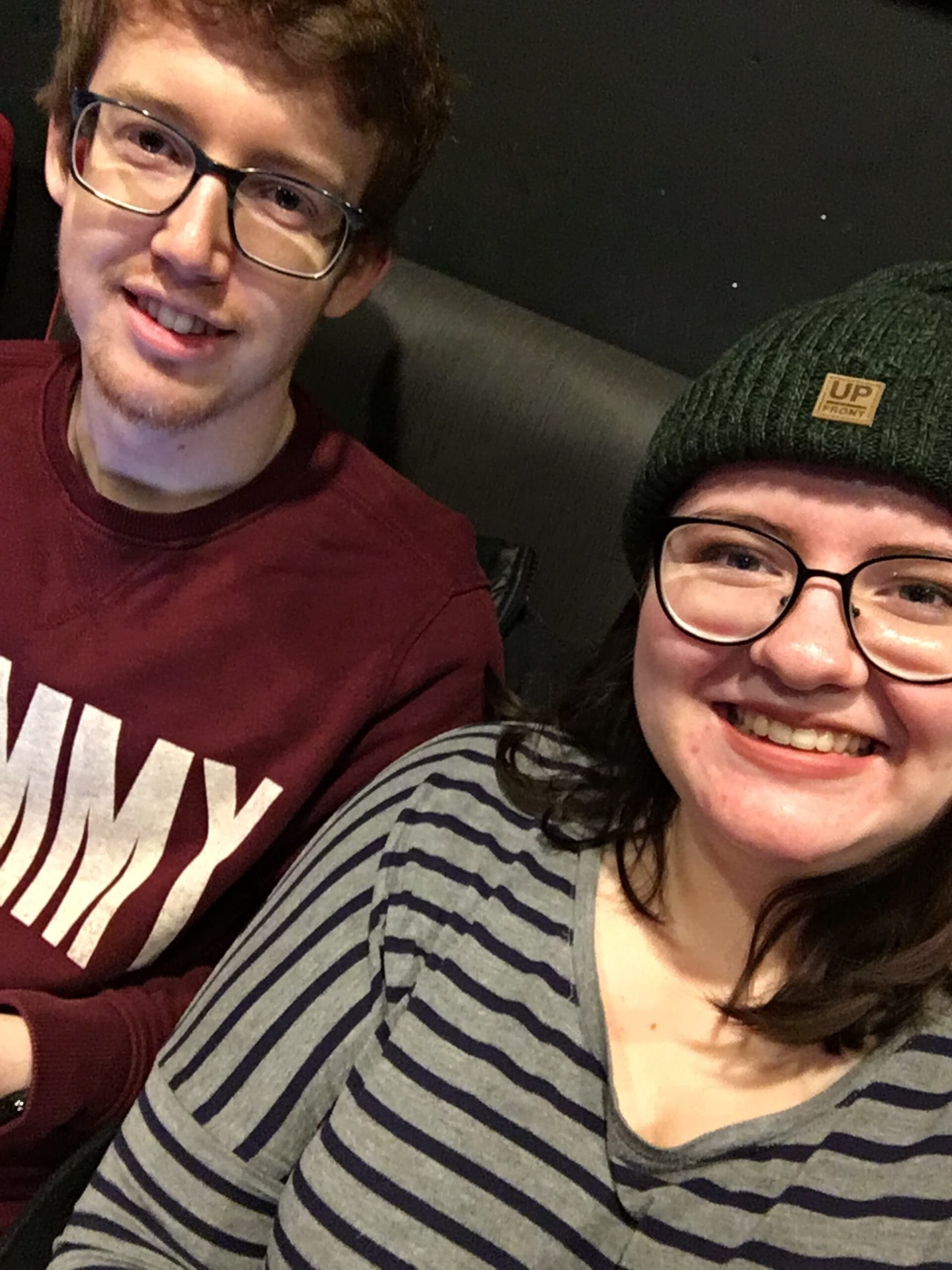 matt og jeg i biografen 2018 couple