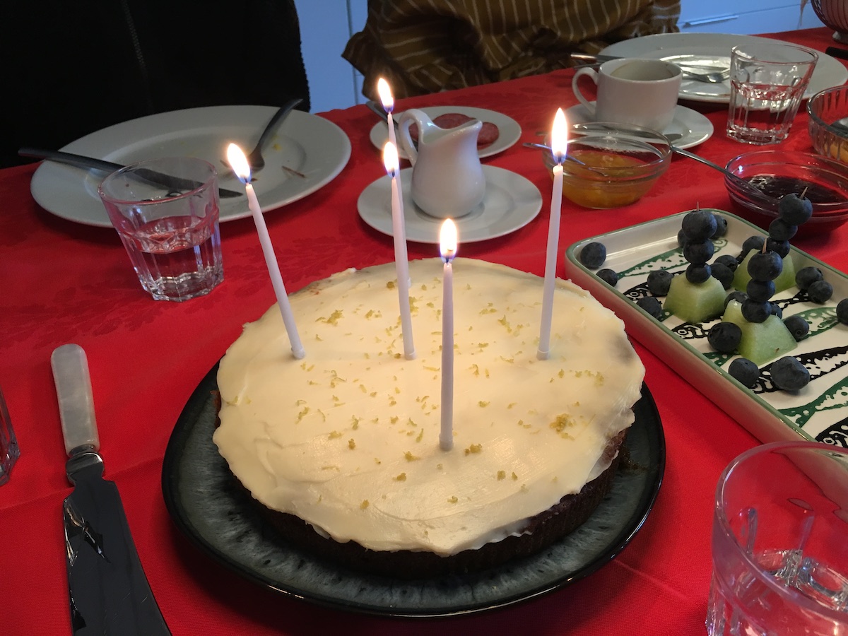 mors 56 års fødselsdag kage