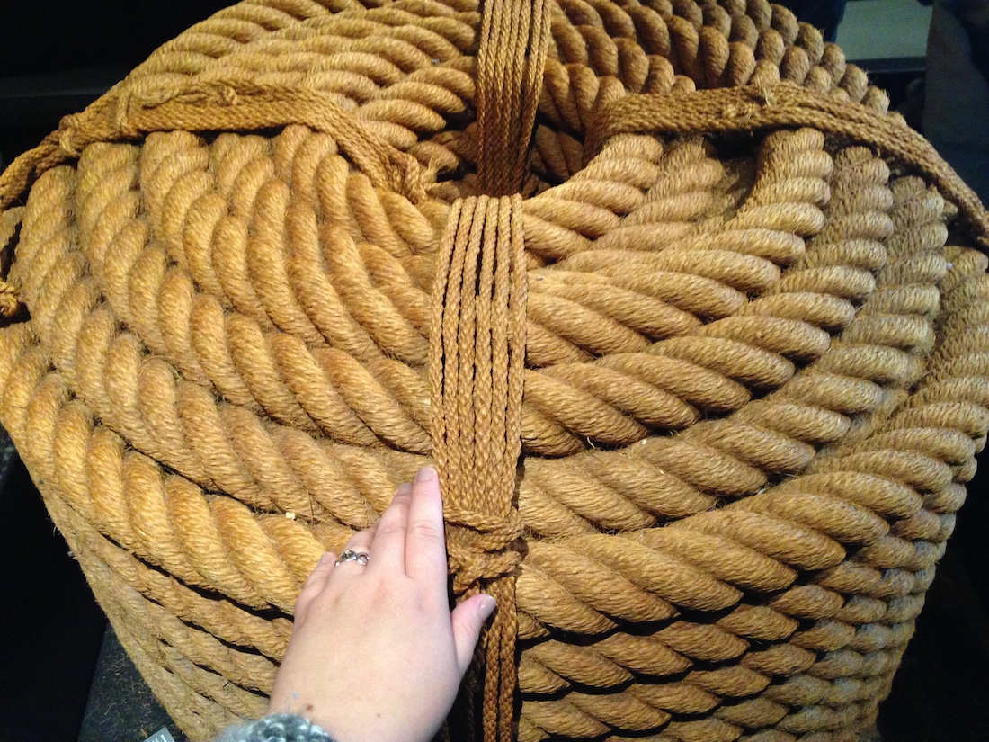 old rope from a ship Helsingør 2015