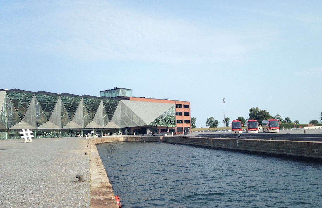 outside Helsingør kulturstation and library 2015