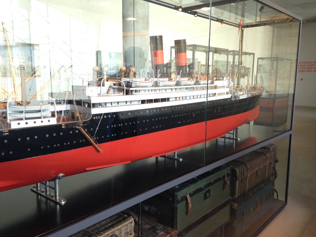 ship model of frederik VIII in helsingør 2015