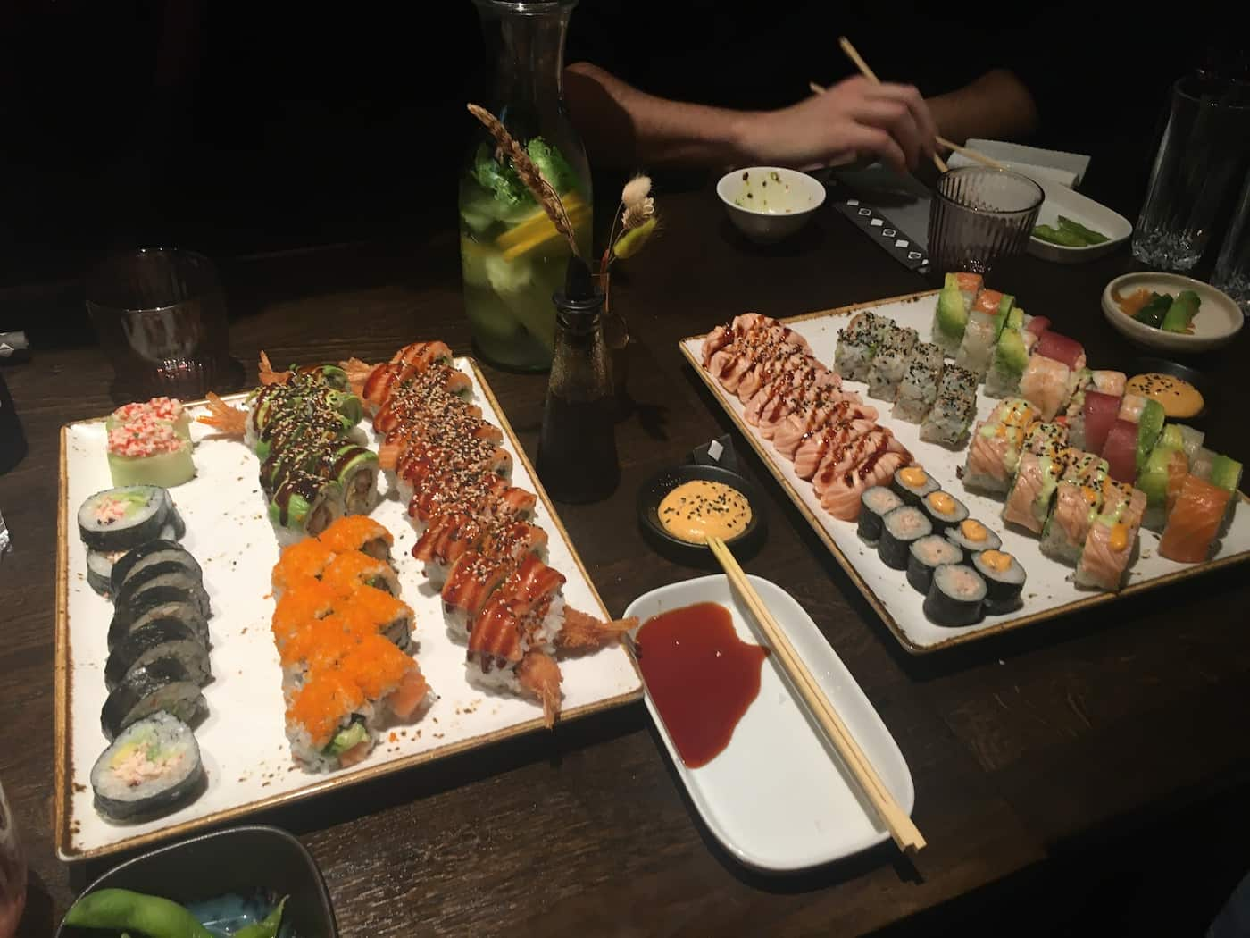 sushi at frederiksberg march 2020